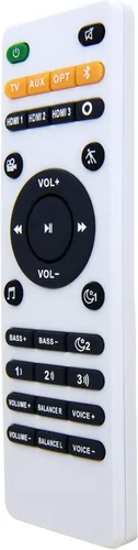 Vista 4 de YING RAY Nuevo control remoto de repuesto para Polk Audio para Polk MagniFi 2, RE9114-1, RE91141, RTRE91141 MagniFi 2, Polk Omni SB1 Soundbar