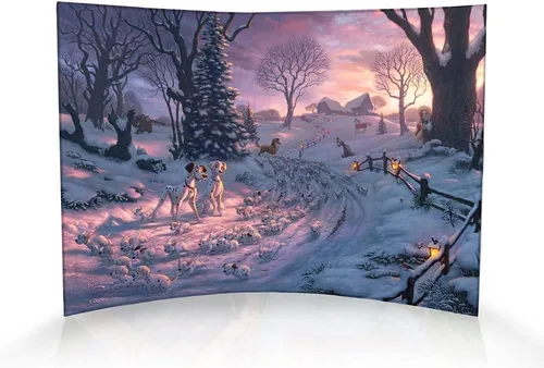 Vista 38 de Disney Brave - Thomas Kinkade Studios - Impresión fotográfica acrílica curvada de 10 x 7 pulgadas - Decoración independiente - Coleccionable