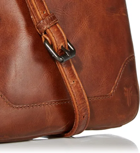 Vista 3 de Frye Melissa Swing Pack - Bolso cruzado con cremallera, Marrón