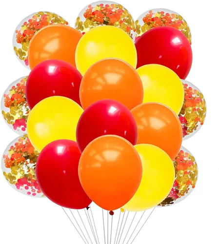 Vista 5 de We Moment Globos negros de 12 pulgadas color verde oscuro y dorado metálico cromado con globos de confeti, para baby shower, decoración de fiesta