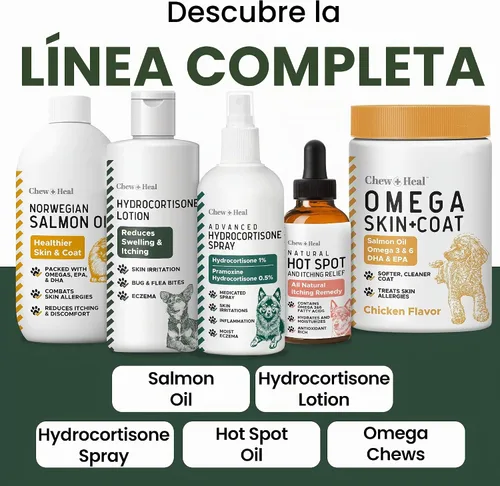 Vista 7 de Aerosol de hidrocortisona para perros – Spray antipicazón para perros de 4 onzas para piel irritada, puntos calientes, picaduras de pulgas, picazón
