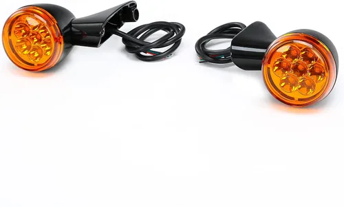 Vista 4 de TCT-MOTORPARTS Soporte de luz intermitente negro con 4 cables para Harley Touring Road Glide 2015-2024