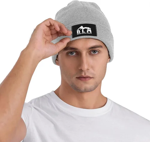 Vista 7 de TEEMAD BLM Bang Local Milfs - Gorro de punto cálido para hombre y mujer