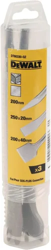 Vista 2 de Dewalt DT60330-QZ SDS-plus - Juego de cinceles (3 piezas)