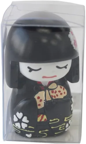 Vista 4 de N&N Find Japan Muñeca japonesa Mai Kokeshi negra