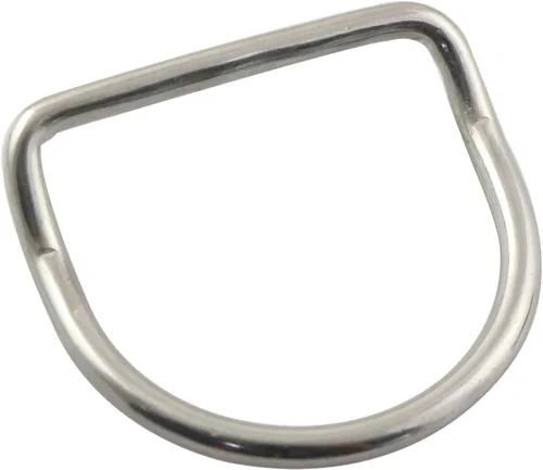 Vista 2 de 2 piezas de cinturón de peso de buceo anillos D doblados anillo de buceo para correas cinturón de peso actividades al aire libre accesorio