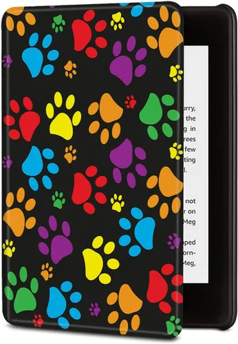 Vista 20 de BVDIKMI Funda para Kindle de 6 pulgadas (versión 11ª generación 2022), funda delgada de piel sintética con encendido y apagado automático para Retro