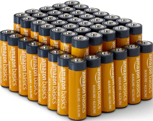 Vista 9 de Amazon Basics Paquete de 8 pilas alcalinas AA de alto rendimiento, 1.5 voltios, 10 años de vida útil, potencia duradera