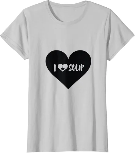 Vista 16 de I Love Soup - Camiseta de regalo con forma de corazón, Blanco, S Asfalto