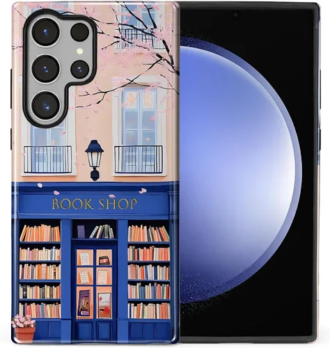 Vista 93 de Funda compatible con Samsung Galaxy S23, funda híbrida de protección rígida de 2 capas, a prueba de golpes, funda protectora resistente para Lata