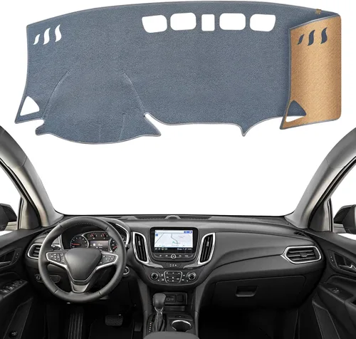Vista 58 de Cubierta de tablero Tapete de salpicadero Compatible con Chevy Cruze 2015-2011 (para transmisión en la izquierda), Alfombra de salpicadero de coche