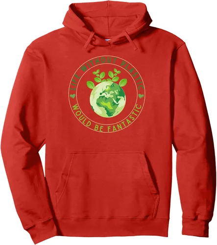 Vista 12 de Life Without Plastic Ecology Planet Original Vegan Gift Pullover Hoodie