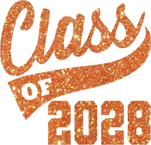 Vista 19 de Adhesivo de graduación para planchar en la clase de 2028, calcomanía para camiseta de secundaria, parche de graduación HTV para graduados