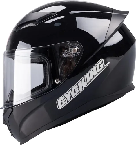 Vista 19 de Casco de motocicleta de cara completa, aprobado por DOT, casco de bicicleta de calle para adultos, hombres y mujeres, carcasa de ABS con visera