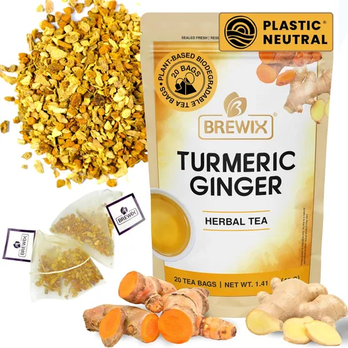 Vista 22 de BREWIX, Bedtime Blossom - Té suelto de hierbas (más de 50 tazas) sin cafeína y totalmente natural Mezcla relajante floral nocturna Rooibos