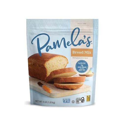 Vista 11 de Pamela's Products Sin gluten, mezcla de pan, 19 onzas (paquete de 6)