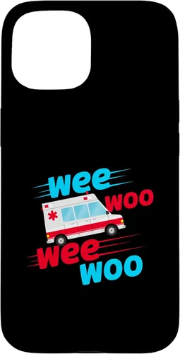 Vista 6 de Funda EMT para iPhone 13 Pro Max Wee Woo Wee Woo Ambulancia Técnico Paramédico