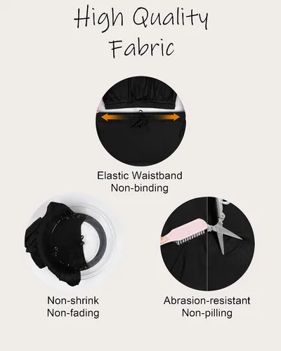 Vista 5 de OLIKEME Pantalones de yoga para mujer, holgados, cómodos, informales, pantalones de pierna ancha, pantalones de entrenamiento ligeros con bolsillos