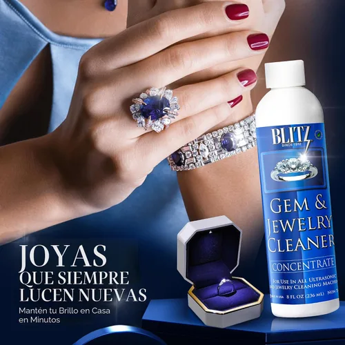 Vista 5 de Blitz limpiador concentrado de piedras y joyería (8 oz)
