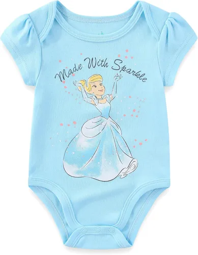 Vista 5 de Disney Minnie Mouse Fabulous - Paquete de 5 mamelucos para niñas recién nacidas, bebés y bebés