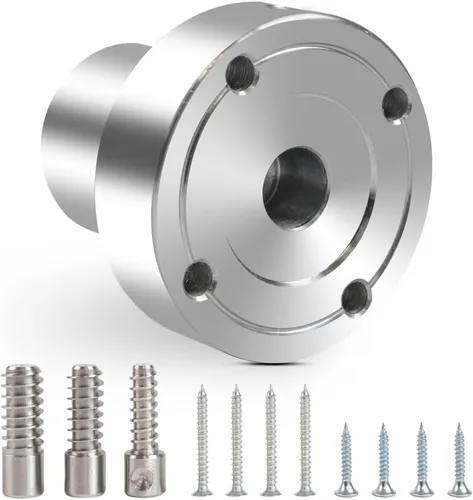 Vista 11 de Mandriles de 2" para torno de madera con placa frontal de acero, accesorios de carpintería con rosca de 1"-8TPI