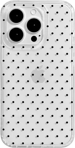 Vista 100 de inewateri Funda compatible con iPhone 11 con bonito diseño estético de lunares a la moda, fundas simples para TPU suave, funda de protección Negro