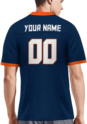 Vista 4 de Camiseta de fútbol personalizada,Uniforme de fútbol sólido de silueta de ciudad,Camiseta de moda de regalo para fanáticos del fútbol Añadir