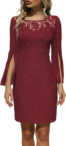 Vista 3 de Vestido de cóctel para mujer, bodas como invitada, vestido formal de lentejuelas para fiesta de noche, vestidos de lentejuelas delgados de cola