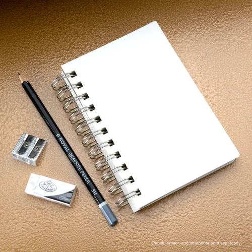 Vista 3 de Bee Paper - Libreta de bocetos de medios mixtos Super Deluxe de 4"x 6", 60 hojas