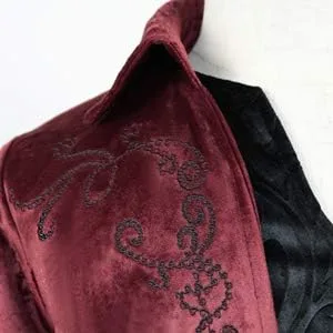 Vista 4 de Apocrypha Chaqueta gótica victoriana steampunk para hombre, estilo steampunk