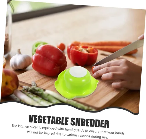 Vista 4 de BESTOYARD 9 piezas de protector de manos de verduras para cortar alimentos, mandolina, protector de dedos para cortar Mandalin, cortador