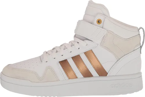 Vista 8 de adidas Postmove Mid Tenis de baloncesto para mujer, White-malve-gum10