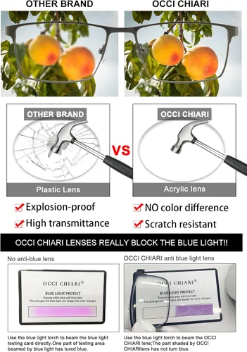 Vista 105 de OCCI CHIARI Gafas de lectura de moda para mujer y hombre