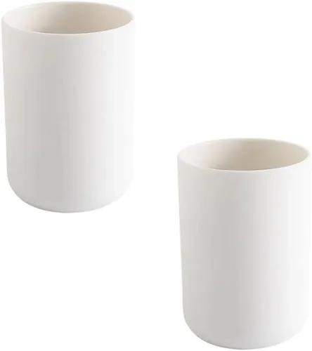 Vista 6 de Taza redonda de plástico para cepillo de dientes, taza de pareja, soporte creativo para cepillos de dientes para el hogar, taza de lavado simple
