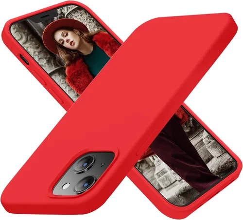 Vista 11 de Cordking Funda diseñada para iPhone 13, diseñada para iPhone 14, funda ultradelgada de silicona, funda protectora a prueba de golpes