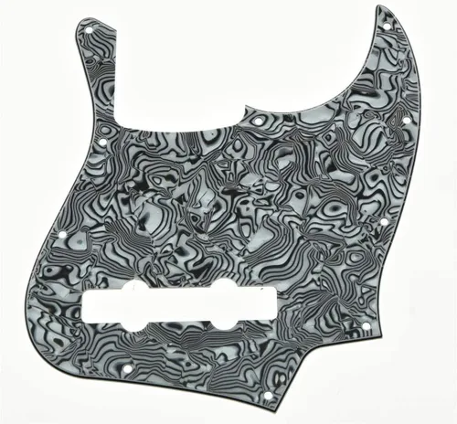 Vista 5 de Dopro Guardabarros de 5 cuerdas para Bajo Jazz J, placa de rayado, perla de abulón para Bajo Jazz Fender de 5 cuerdas EE. UU./México