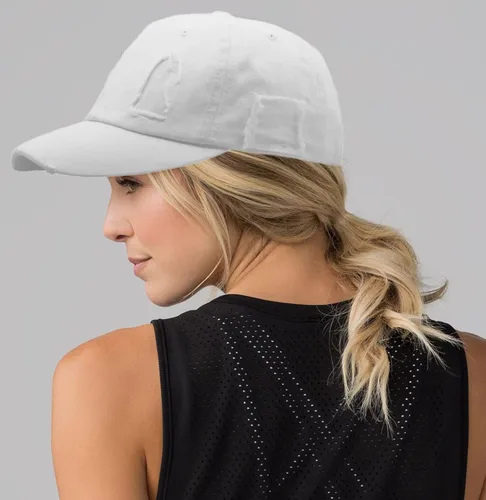 Vista 4 de Eohak Ponytail Baseball Hat Distressed Retro Washed Womens Twill