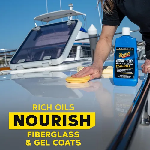 Vista 6 de Meguiar's M4516 pulidor y potenciador de brillo para barcosautocaravanas 16 oz