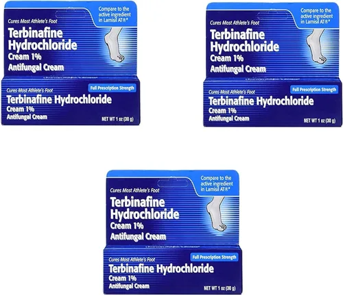 Vista 8 de TARO Crema antihongos de clorhidrato de terbinafina 1% - Crema para el pie de atleta de fuerza extra, alivia la picazón y el ardor, cura la mayoría