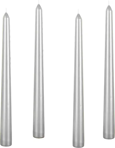 Vista 8 de Kemladio 4 velas cónicas de 10 pulgadas, quemadas sin perfume 7.5 horas, cena elegante, palitos de velas altas, decoraciones de fiesta de Halloween