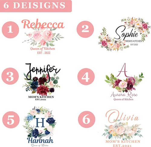 Vista 2 de Delantales personalizados con bolsillos, personalizados para hombres y mujeres, delantales de lona con logotipo