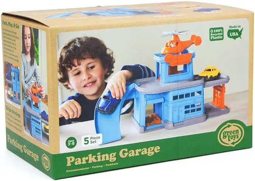 Vista 2 de Green Toys, Garaje de estacionamiento de juguetes