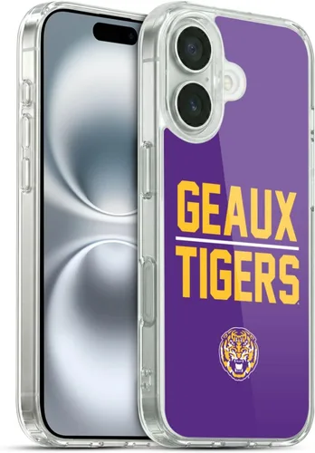 Vista 173 de Head Case Designs Funda de gel suave con licencia oficial de la Universidad Estatal de Louisiana LSU Camou compatible con Apple iPhone 7 Plus/iPhone