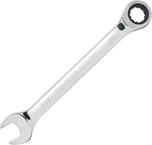 Vista 8 de Llave combinada de trinquete de 1 pulgada SAE 72 dientes, caja de trinquete de 12 puntos, llave inglesa de extremo abierto y herramientas