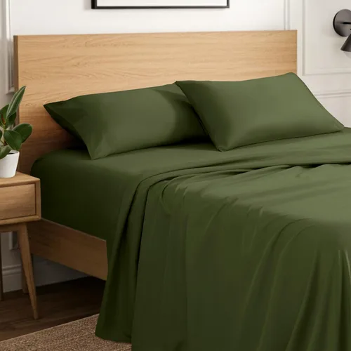 Vista 11 de Ivy Union Juego de sábanas de microfibra, ropa de cama de tamaño individual, transpirable y suave, con bolsillo profundo (individual, blanco)