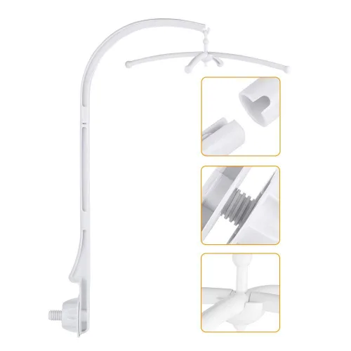Vista 3 de Soporte de campana de cama móvil, para cuna de bebé, decoración para colgar brazos, stent de 27 pulgadas