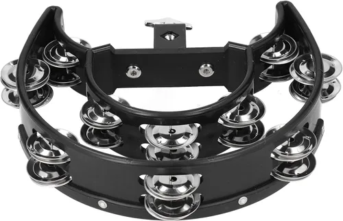 Vista 10 de Hi Hat Bell - Pandereta portátil para guitarristas para reuniones de amigos