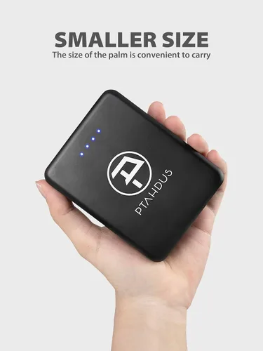 Vista 3 de PTAHDUS Batería de 7.4 V con cargador de batería recargable de 5000 mAh para chaquetas con calefacción, sudaderas con capucha y chalecos
