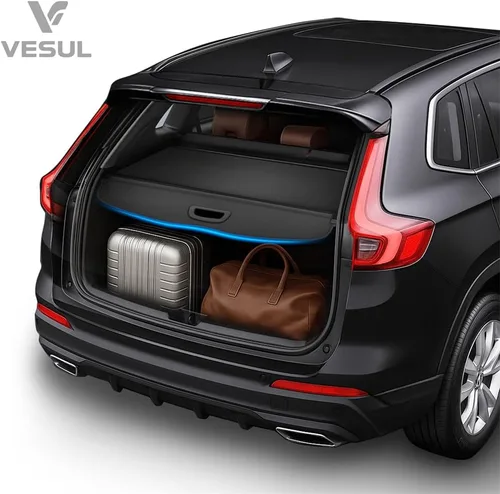 Vista 6 de cubierta retráctil para carga compatible con CR-V CRV LX 2017-2022, cubierta de tonelería con protección de privacidad para equipaje, anti-mirones