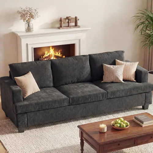 Vista 11 de Apicizon Cloud Couches Juegos de Muebles para Sala de Estar, Juego de Sofá Loveseat de 2 Plazas y Sofá de 3 Plazas para Dormitorio, Cómodo Sofá Cama